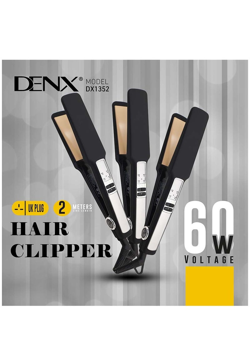 Denx "DX1352 - Professional Ceramic Hair Straightener with Advanced Heat Technology for Effortless Styling and Salon-Quality Results" - Image 2
