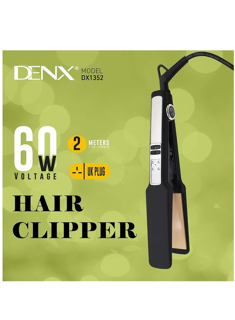 Denx "DX1352 - Professional Ceramic Hair Straightener with Advanced Heat Technology for Effortless Styling and Salon-Quality Results" - Image 3