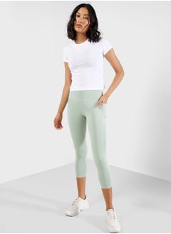 Seam Detail High Waist Leggings