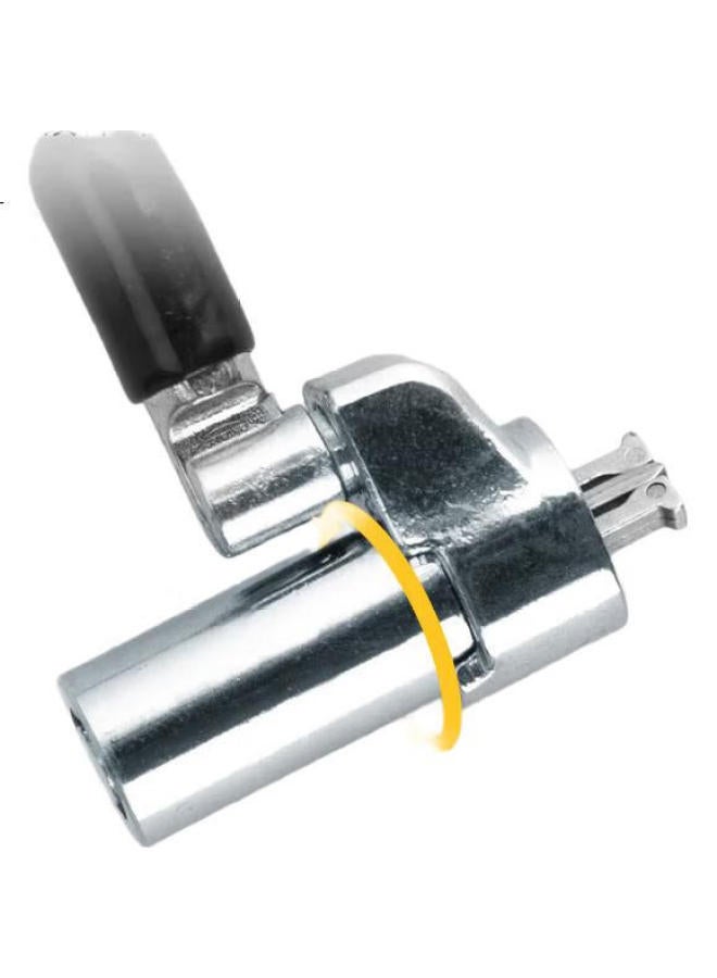 Haile Laptop Lock Anti-Theft Lock Password Lock, Suitable For Hp Lenovo 6*2.5Mm Laptop Lock Hole, Al-11 - Image 3