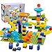 Anpcso Marble Run Building Blocks Dinosaurs Marble Track Toy Classic Large Bricks for 3 4 5 6 7 Year Old Boys Girls Kids Bricks Compatible with All Major Brands - Image 2