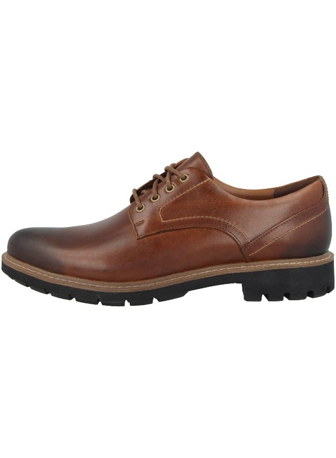 clarks Clarks Mens Batcombe Hall Derbys Brown Dark Tan Lea 12 