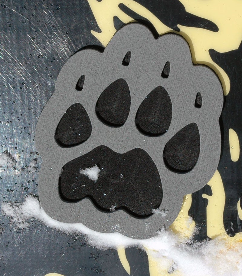 Toejamr Snowboard Stomp Pad - Cougar PAW - Gray - Image 3
