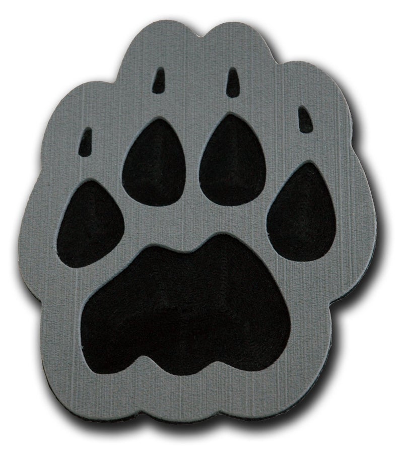 Toejamr Snowboard Stomp Pad - Cougar PAW - Gray - Image 1