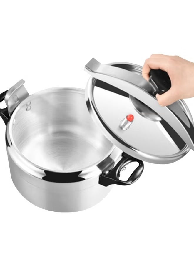 DENX 11L Pressure Cooker – Large Capacity Non-Stick Aluminium Cooking Pot for Home & Kitchen, Fast Heating & Energy-Saving Multipurpose Cooker with Safety Lock for Rice, Biryani, Stew, Meat & More Dx3427 - Image 3