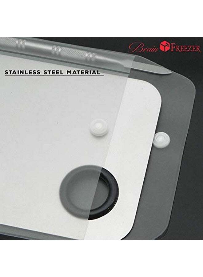 Brain Freezer Pack Of 9 Makeup Palette With Stainless Steel Square Shape Spatula Silver - Image 3