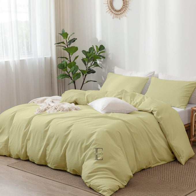 BRUSHED MICROFIBER DOUBLE BED DUVET COVER SETCOMFORTER COVERRAJAI COVERBLANKET COVER 90X100 INCHES QUILT COVER DOUBLE BED WITH ZIPPER PILLOW COVER IVORY
