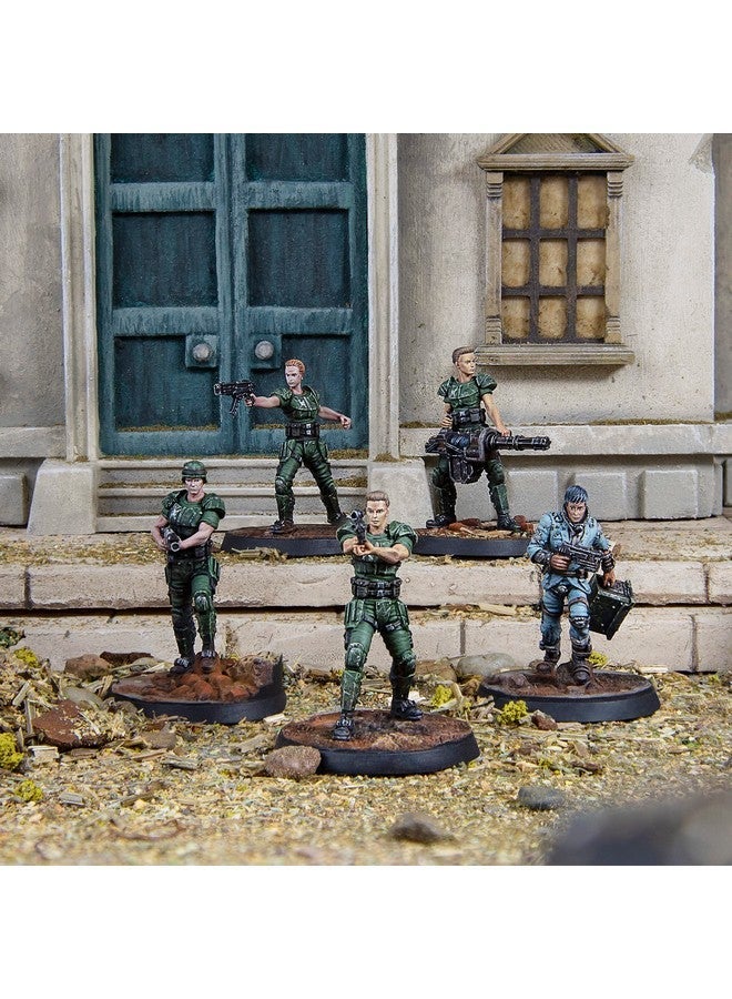 موديفيوس تداعيات الناجين من حرب الأراضي القاحلة Reilly's Rangers 5 منمنمات 32 مم شخصيات راتنج غير مصبوغة Capital Wave Rpg - Image 5