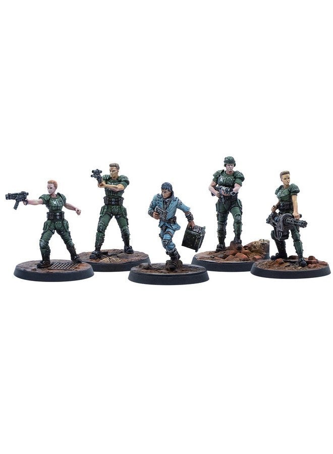 موديفيوس تداعيات الناجين من حرب الأراضي القاحلة Reilly's Rangers 5 منمنمات 32 مم شخصيات راتنج غير مصبوغة Capital Wave Rpg - Image 3