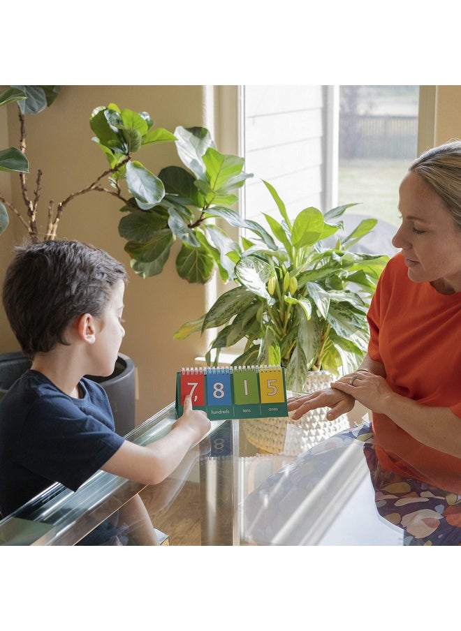 edxeducation - Student Place Value Flip Chart - Thousands - Foldable Pocket Number Chart - Learn To Count By Ones, Tens, Hundreds And Thousands - Image 1