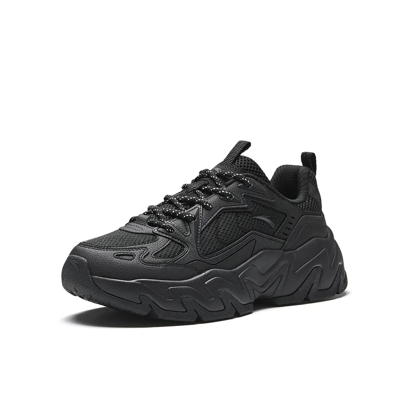 انتا أحذية رياضية نسائية سميكة بنعل سميك مريح للمشي اليومي