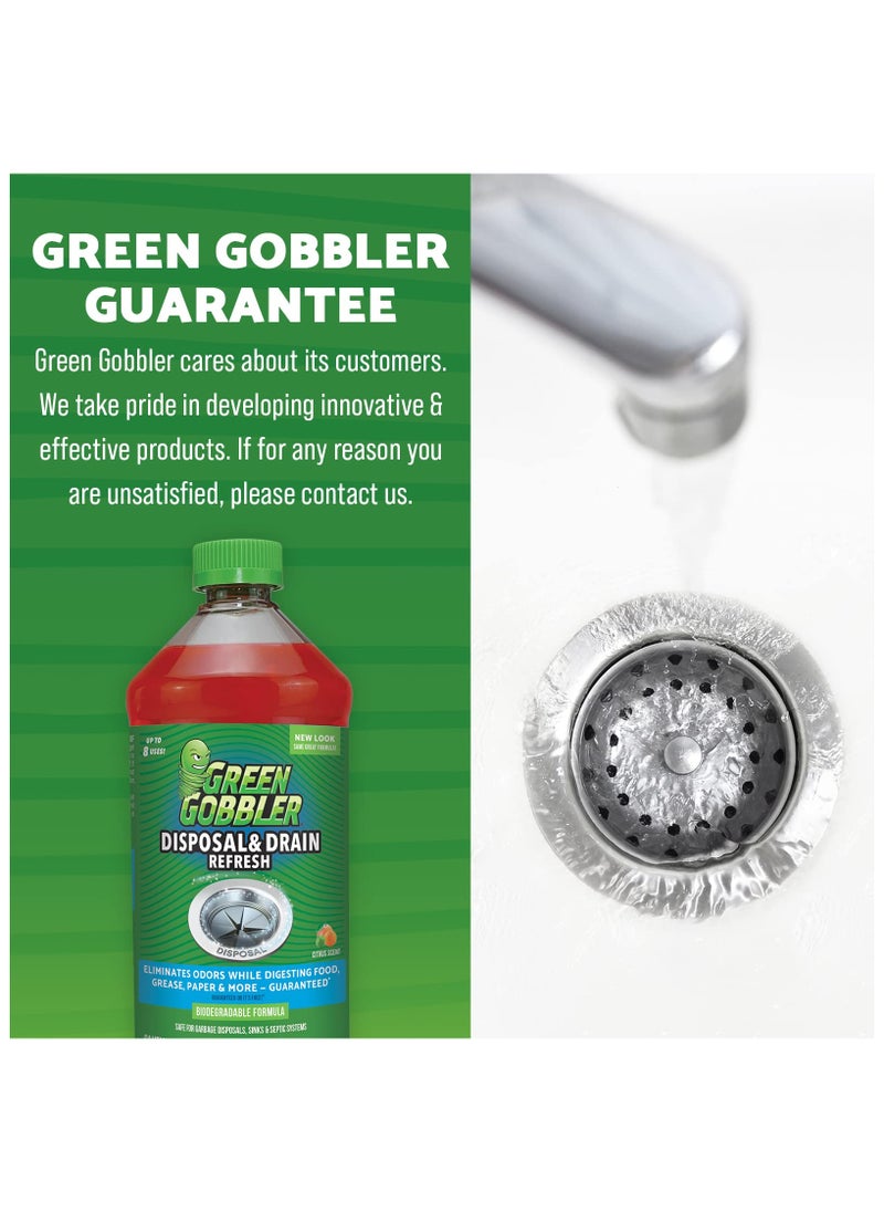 GREEN GOBBLER - Garbage Disposal Drain Cleaner | Odor Eliminator - Image 1