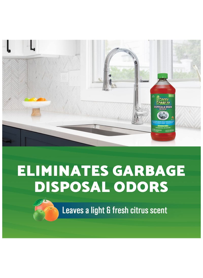 GREEN GOBBLER - Garbage Disposal Drain Cleaner | Odor Eliminator - Image 1