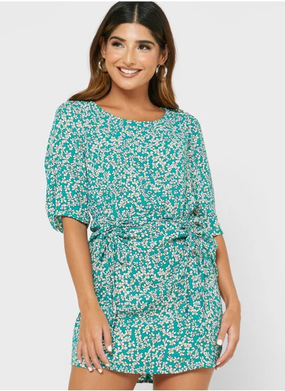ONLY Floral Print Dress