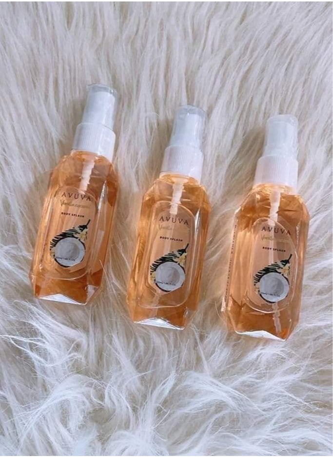 Avuva - Avuva Body Splash Vanilla Coconut 253 Ml + 55 ML Offer - Image 1