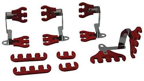 Moroso 72172 Wire Loom Kit in Red Fits Small Block Chevy Engine