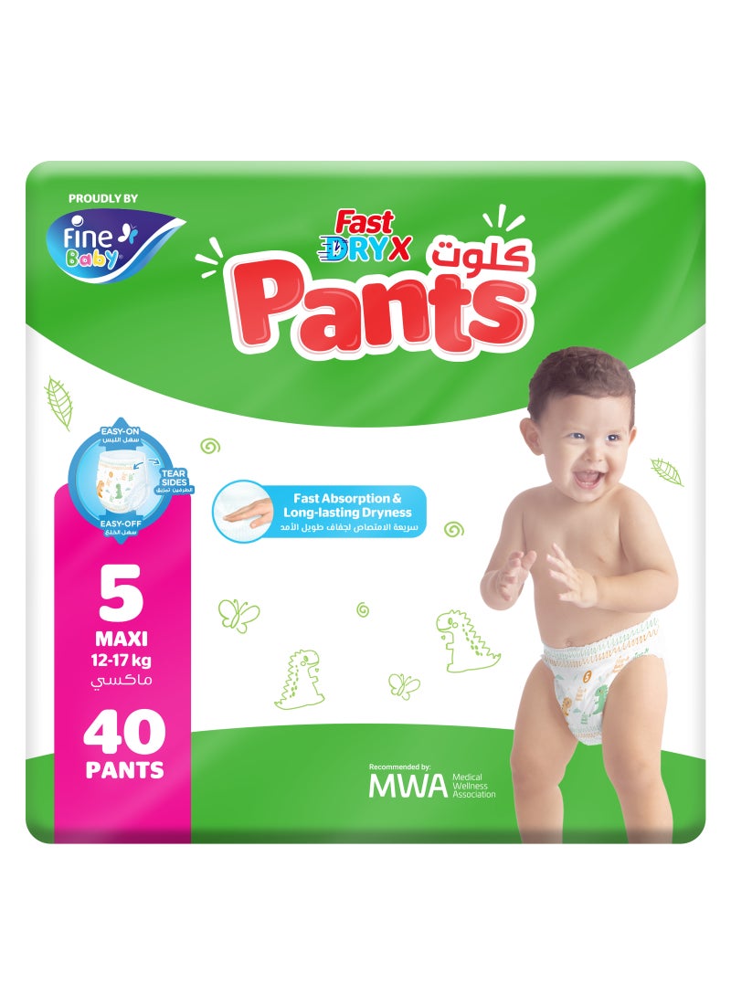 Fine Baby Instant Dry Pants Maxi Size 5 12-17kg - Image 1