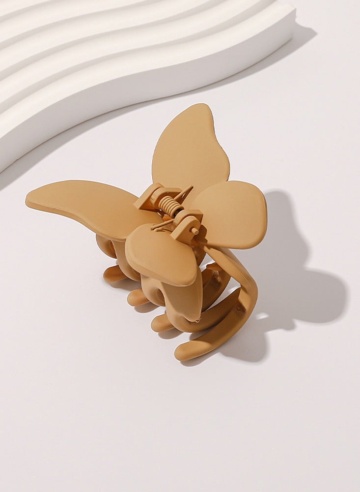 Hair Claw Clips 4PCS Butterfly Hair Clips 2.6Inch Non Slip Matte Hair Claw Clip for Women Thin Hair Curly Hair - Image 4