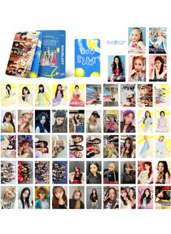 زد Integrate small card KPOP Korean Wave photo card 55 boxed DIY collection IVE Kep1er blue card 