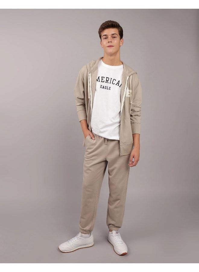 American Eagle - Essential Fleece Drawstring Jogger - Image 1