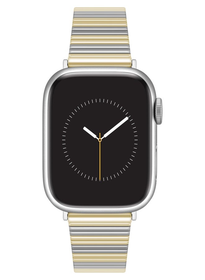 Anne Klein Stainless Steel Fashion Band for Apple Watch, Secure, Adjustable, Apple Watch Replacement Band, Fits Most Wrists - Image 1