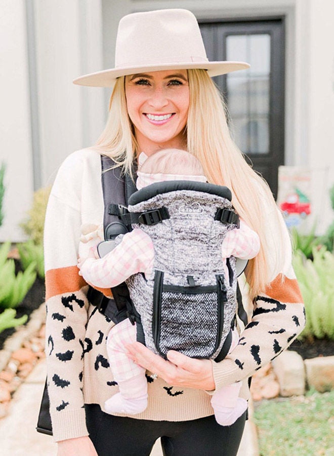 Kolcraft Cloud Cool Mesh Baby Carrier Space Grey - Image 4