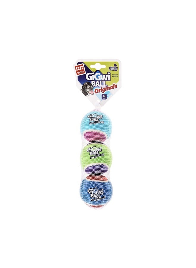 Tennis Large Ball With Different Colour In 1 Pack - 3Pcs