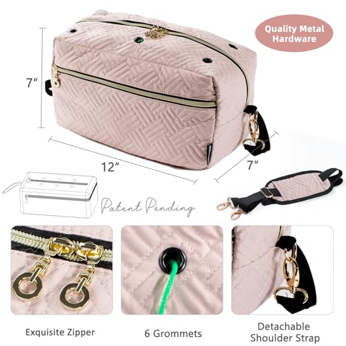 MYBAGZING Crochet Bag Organizer - Knitting Bag - Yarn Storage Organizer - Yarn Bag for Crocheting - Yarn Holder for Crochet Accessories, Crocheting & Knitting Gifts - Image 5