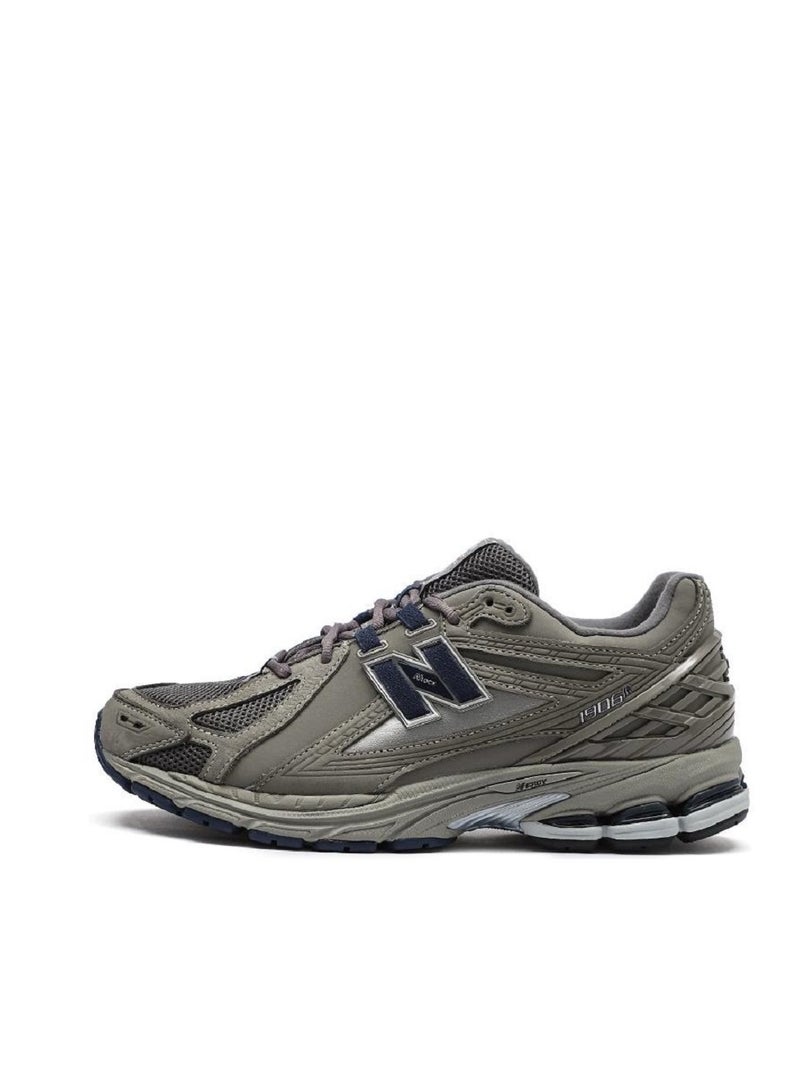 New Balance x Staud 1906R Vintage Casual Athlesiure Shoes Gray/Black For Men/Women/Students - Image 1