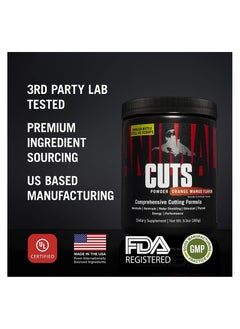 UNIVERSAL NUTRITION Animal Cuts Powder Weight Management Supplement Fat Burner Metabolic Enhancer Orange Mango Flavor 265Gm  - Image 2
