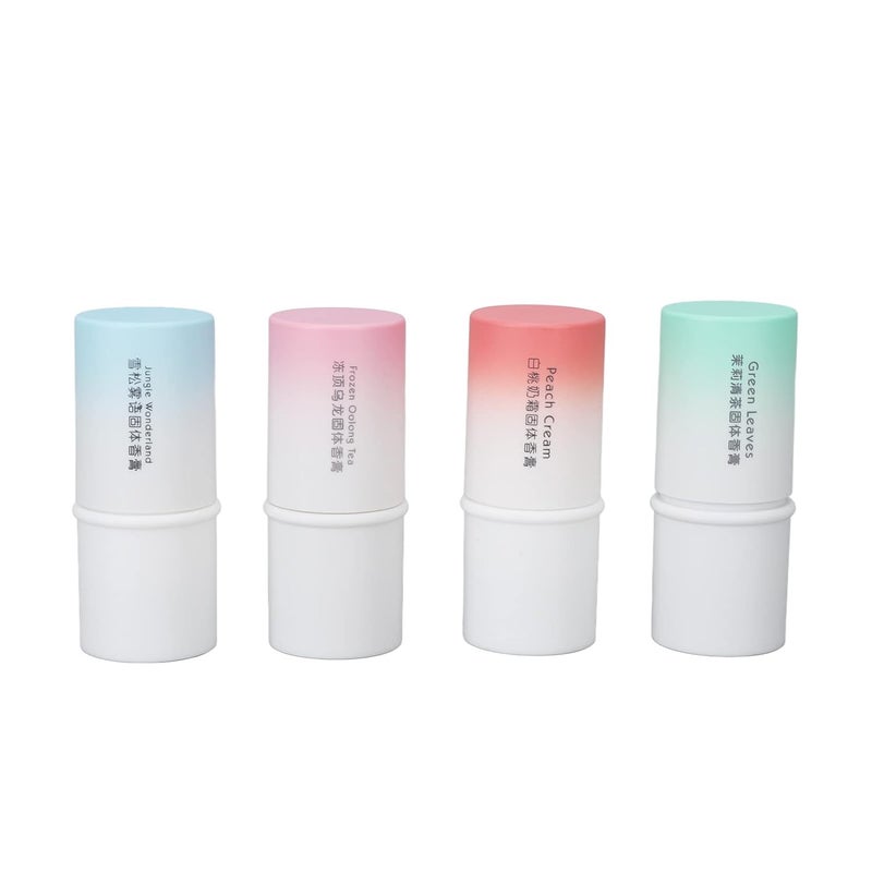 klarako 4pcs Solid Stick Perfume Women Refreshing Floral Fragrance Solid Perfume Birthday Gift for Dating - Image 1
