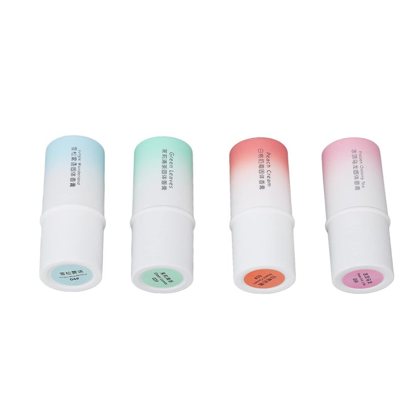 klarako 4pcs Solid Stick Perfume Women Refreshing Floral Fragrance Solid Perfume Birthday Gift for Dating - Image 3