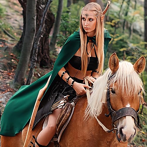 Tavery 6 Pairs Elf Ears - Cosplay Fairy Pixie Fairy Ears Soft Pointed Ear Tips Anime Party Dress Up Costume Makeup Masquerade Accessories Halloween Elven Vampire (6 Pairs) - Image 4
