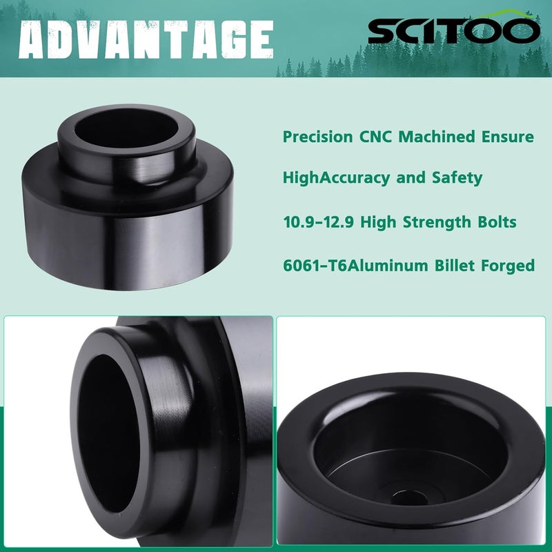 SCITOO 1.5" Rear Leveling Lift Kit for Chevrolet, GMC, Hummer, Isuzu, and Oldsmobile - Image 3