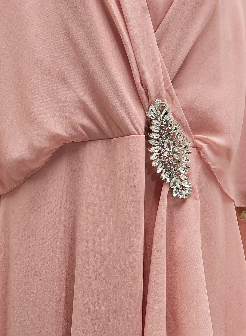Khizana Plus Size Cape Style Dress