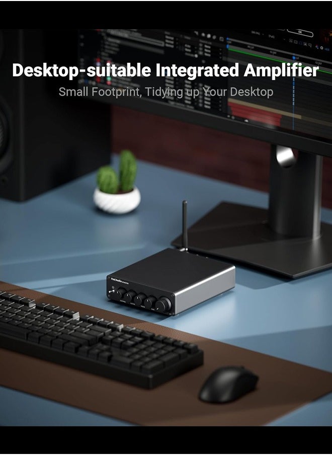 Fosi الصوت Fosi Audio BT30D Pro TPA3255 مضخم صوت ستيريو 5.0 عالي الوضوح بتقنية البلوتوث 5.0 مضخم صوت ستيريو 2.1 قناة صغيرة مدمجة من الفئة D 165 واط ×2+350 واط لمكبرات الصوت المنزلية الخارجية/مكبرات الصوت المكتبية/مكبرات الصوت الفرعية  - Image 5