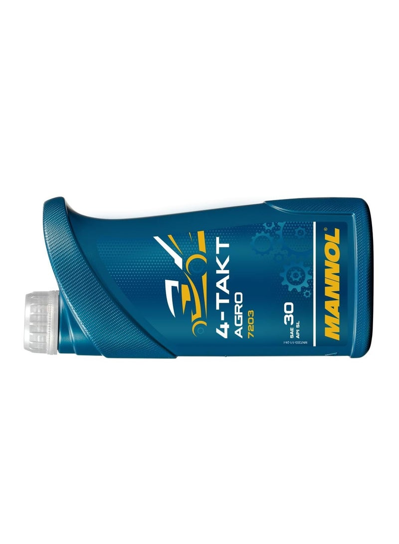 MANNOL 7203 4-TAKT Agro SAE 30 API SG 1 Liter - Image 2