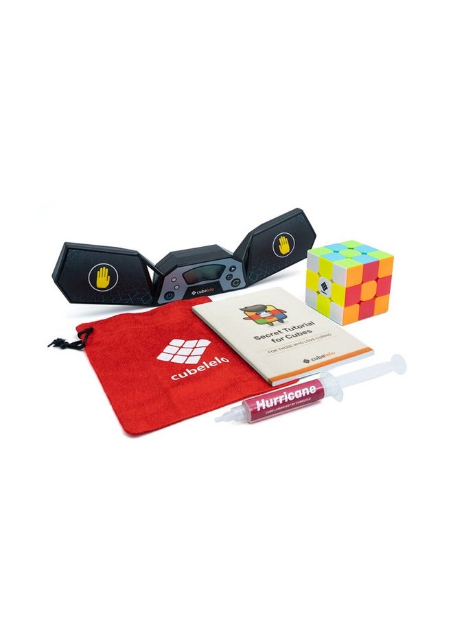 Cubelelo - Cubelelo Drift Solving Kit | Contains Drift 3X3(Stickerless) Cube, Hurricane Lube(5Ml), Drift Cube Timer, Cube Pouch & Solving Guide | Perfect Practice Kit For Beginners | For Ages 3 And Above - Kid - Image 1