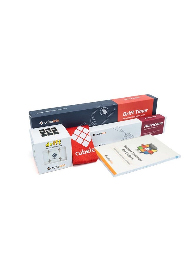 Cubelelo - Cubelelo Drift Solving Kit | Contains Drift 3X3(Stickerless) Cube, Hurricane Lube(5Ml), Drift Cube Timer, Cube Pouch & Solving Guide | Perfect Practice Kit For Beginners | For Ages 3 And Above - Kid - Image 1