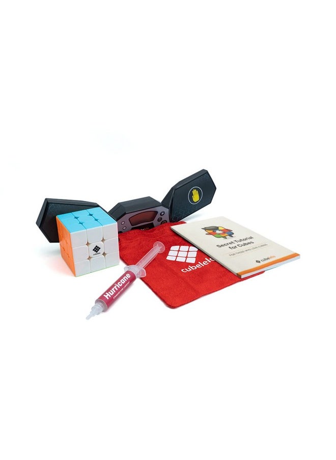 Cubelelo - Cubelelo Drift Solving Kit | Contains Drift 3X3(Stickerless) Cube, Hurricane Lube(5Ml), Drift Cube Timer, Cube Pouch & Solving Guide | Perfect Practice Kit For Beginners | For Ages 3 And Above - Kid - Image 1