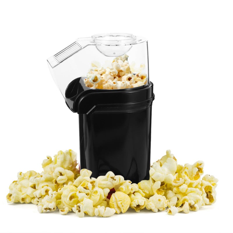 Electric Hot Air Popcorn Machine Automatic Popper with Scoop Black for Home Parties Movie Nights - Image 5