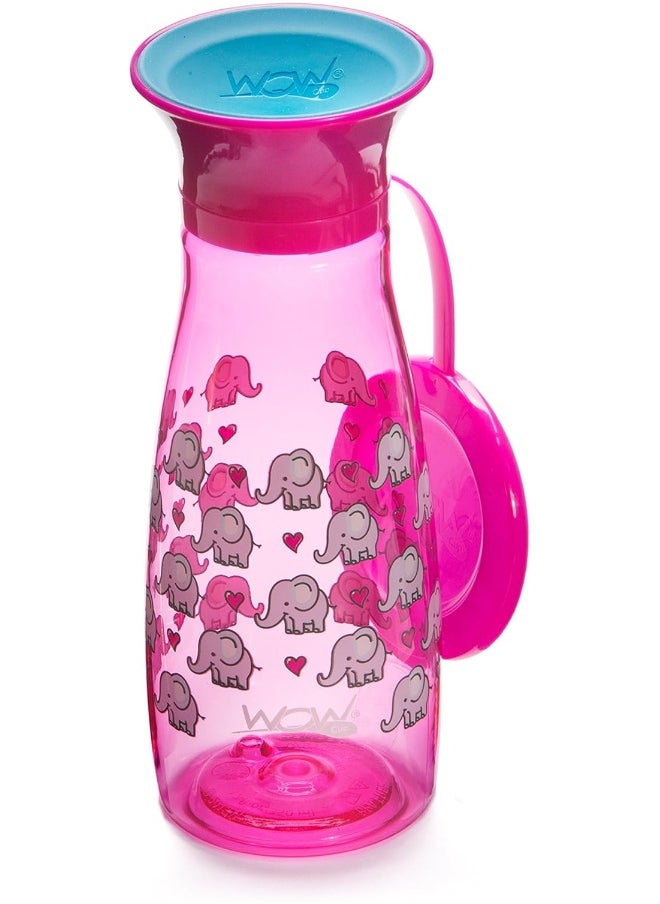 WOW GEAR WOW GEAR Cup Mini 360 Sippy Cup, Pink, 12 oz / 350 ml  - Image 1
