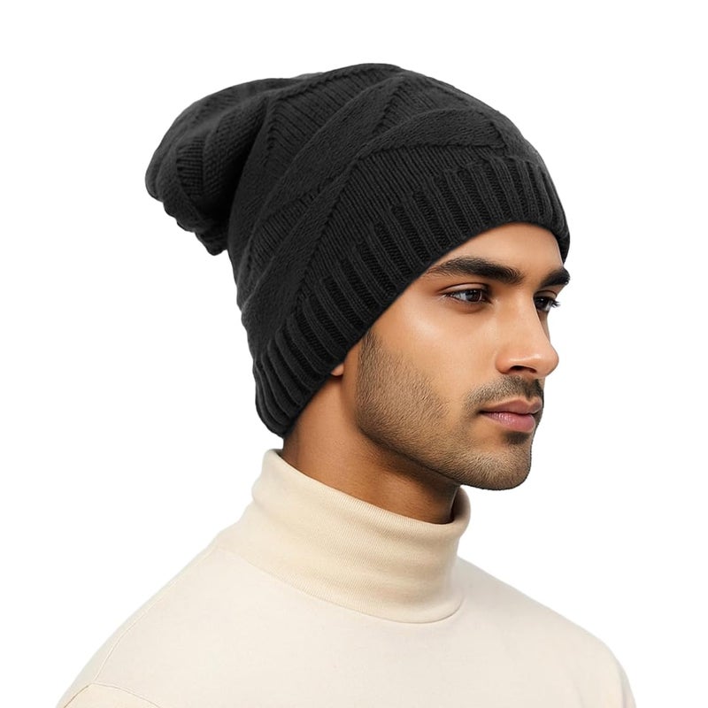 SLOVIC Winter Cap for Men & Women | Rollover Winter Wear for Men | Thermal Wear Winter Cap for Women | Breathable, Lightweight & Windproof Winter Caps for Women - Image 1