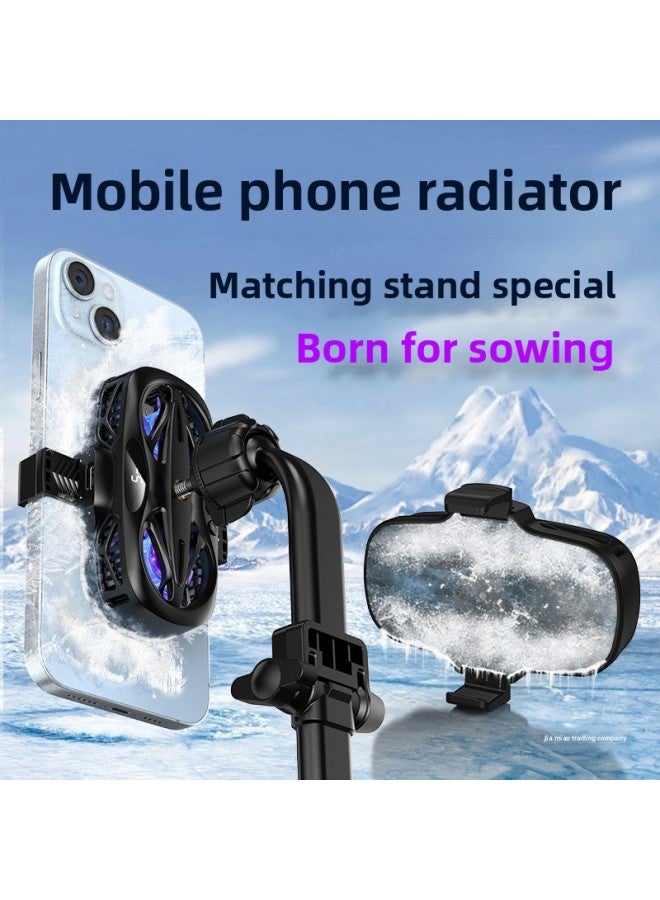 كين سوير مشعاع الهاتف المحمول تبريد مباشر كتم الصوت ثنائي النواة أشباه الموصلات لعبة التبريد مشبك خلفي مروحة تبريد المياه اللون: K12 نموذج التبريد 【أبيض】 تعديل ذكي لدرجة الحرارة ★ عالمي للبث المباشر - Image 3