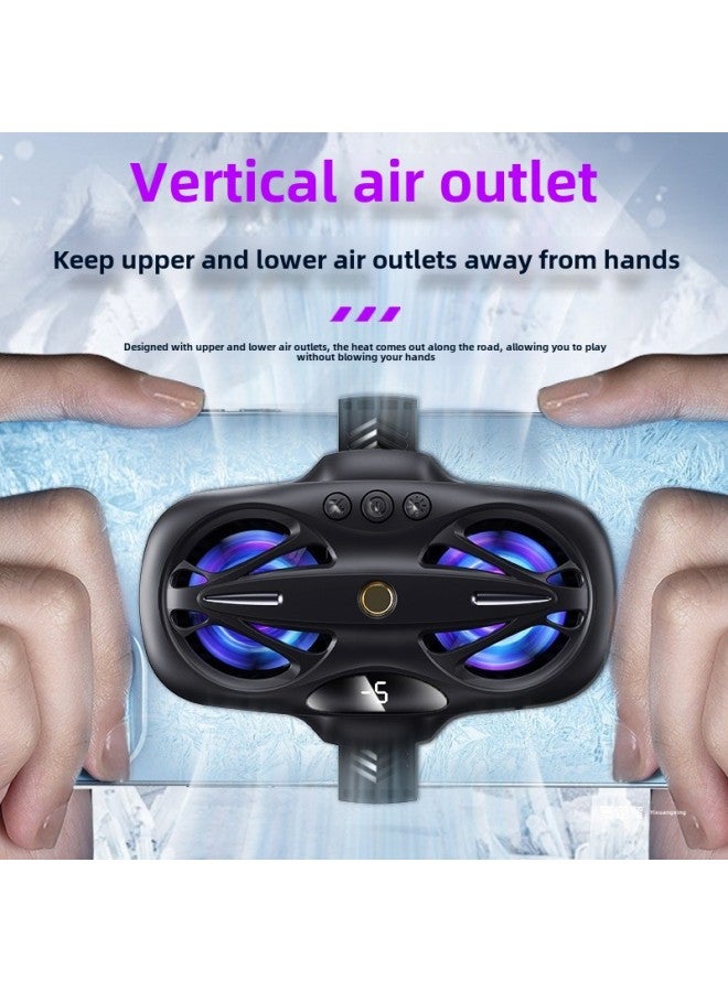 كين سوير مشعاع الهاتف المحمول تبريد مباشر كتم الصوت ثنائي النواة أشباه الموصلات لعبة التبريد مشبك خلفي مروحة تبريد المياه اللون: K12 نموذج التبريد 【أبيض】 تعديل ذكي لدرجة الحرارة ★ عالمي للبث المباشر - Image 4