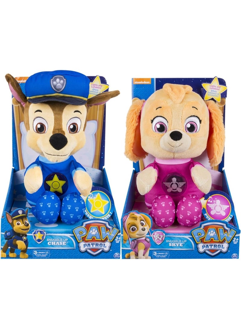 Paw Patrol Bedtime Plush Asstd. Chase & Sky 6069284 - Image 1