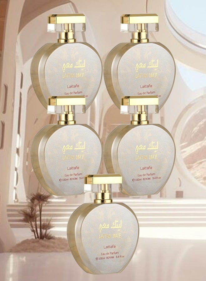 Lattafa 5 Pieces Laitak Mae Lattafa Perfume EDP 100ML - Image 1