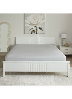 Home Box Essential Solid Cotton King Fitted Sheet 210 x 36 x 180 cm  - Image 3