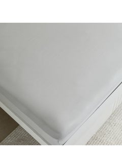Home Box Essential Solid Cotton King Fitted Sheet 210 x 36 x 180 cm  - Image 4