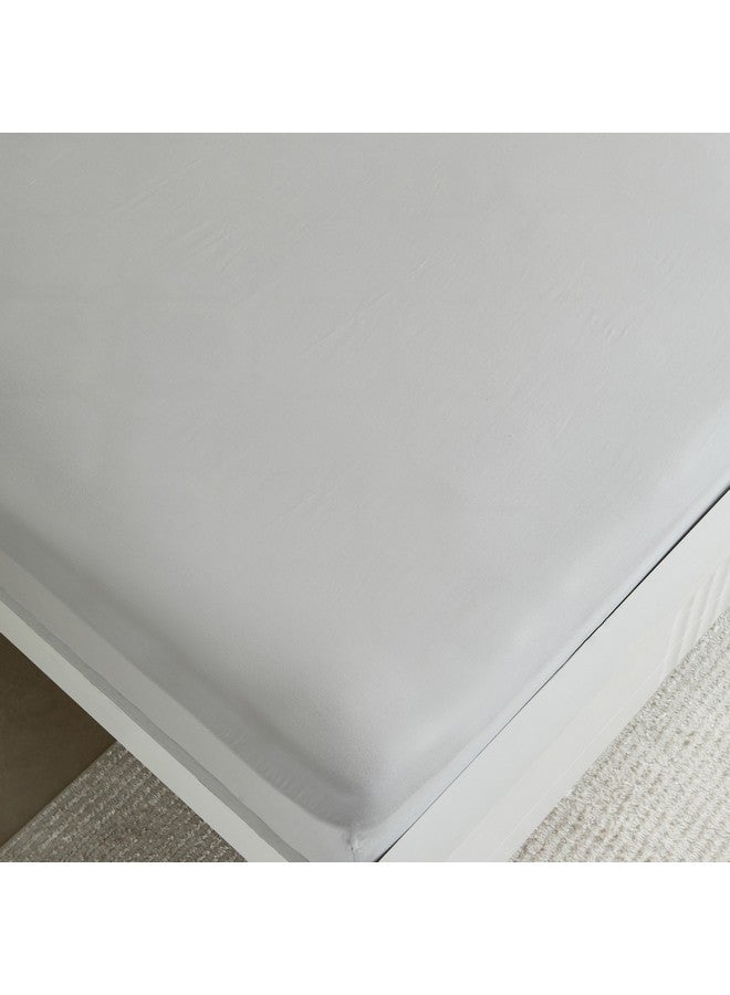 Home Box Essential Solid Cotton King Fitted Sheet 210 x 36 x 180 cm - Image 4